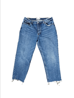 Abercrombie & Fitch Jeans The Dad High Rise Size 33 Size 16 Short Curve Love